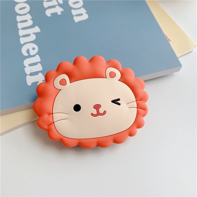 Hot Sell Universal Phone Stand Bracket Expanding Stand stretch grip phone Holder Finger Cute Cartoon Stand for iphone 11 xr