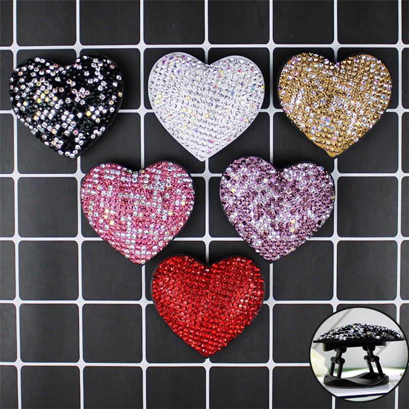 Heart Glitter Popular Socket Likee Foldable Finger Ring Grip Phone Holder Stand for Iphone Samsung Girls Uchwyt Na Palce Holders