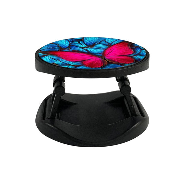 Hot Phone Stand Hand Bracket Popsockets Expanding Stand Stretch Grip Phone Holder Finger Pocket Socket Folded Holder For iPhone